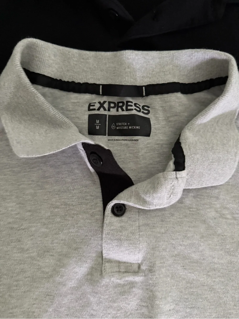 Express Men’s Polo Shirt set of 2 - Light Gray & Black